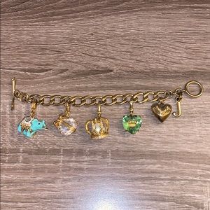 Vintage Juicy Couture Charm Bracelet + 4 Charms